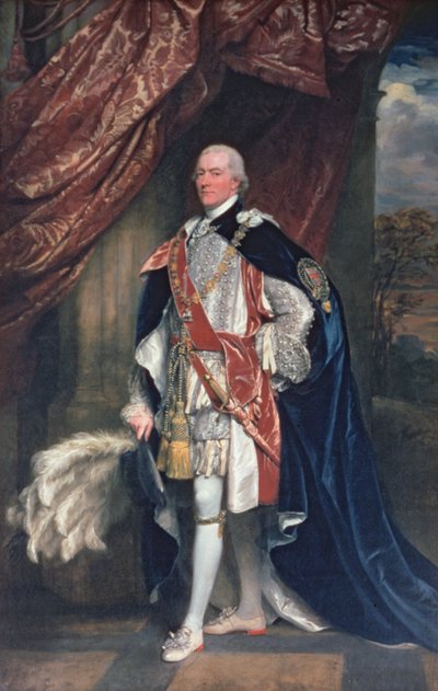 George John Spencer, 1st Lord of the Admiralty in Garter Robes by John Singleton Copley